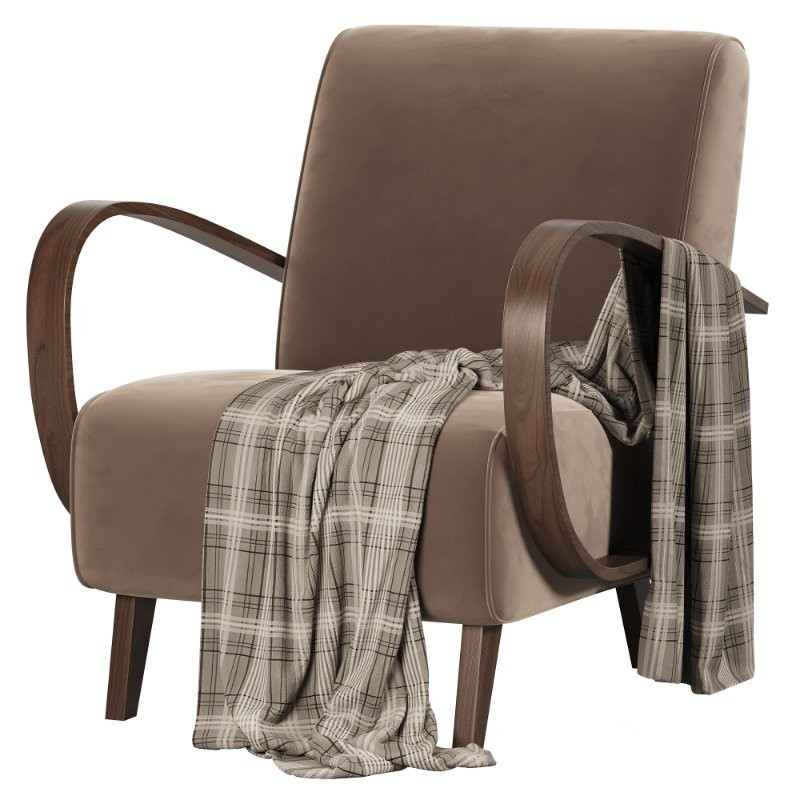 Armchair by Jindrich Halabala Image 4