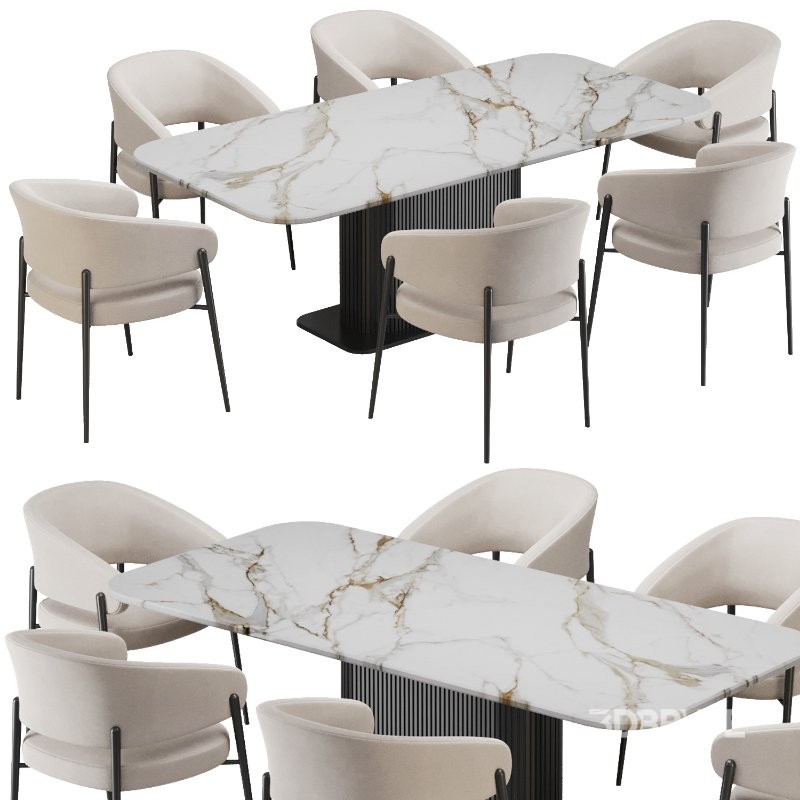 Dinning chair and table330 Image 5