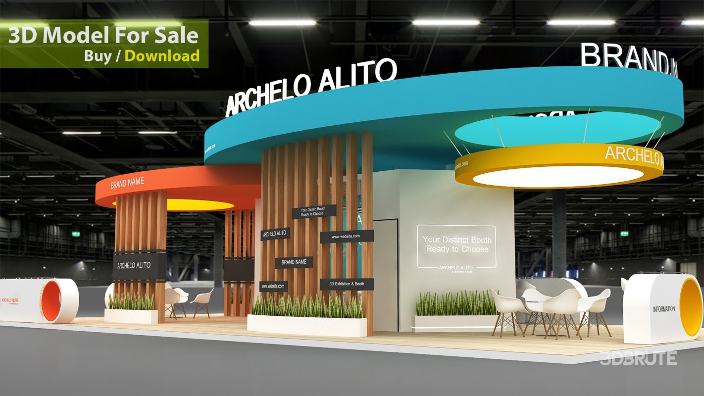 modern exhibition 3d Image 3