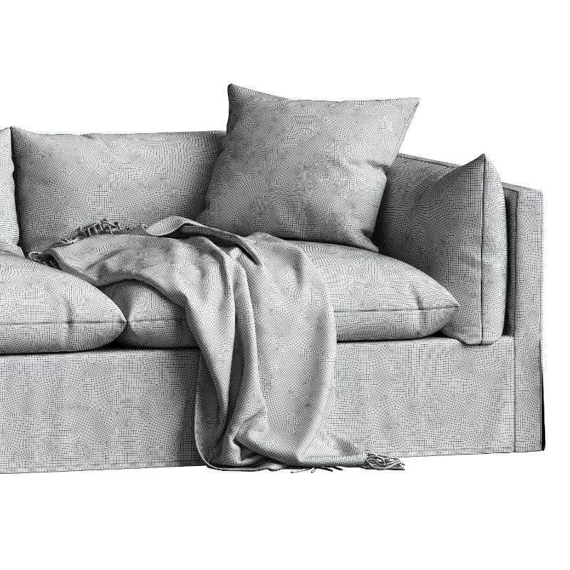 Four Hands Habitat Slipcovered Sofa Image 3