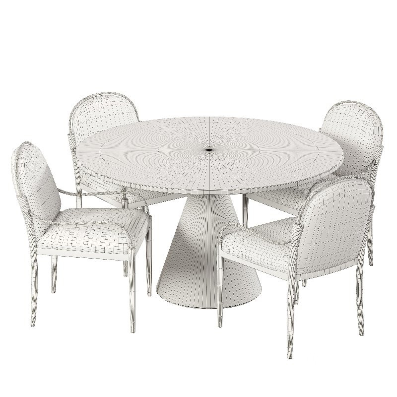 Demi Dining Chair and Bronx Dining Table Image 6