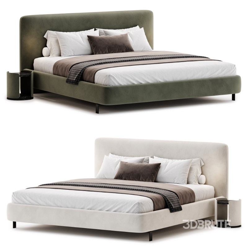 Buddy Double Bed with Legs Image 3