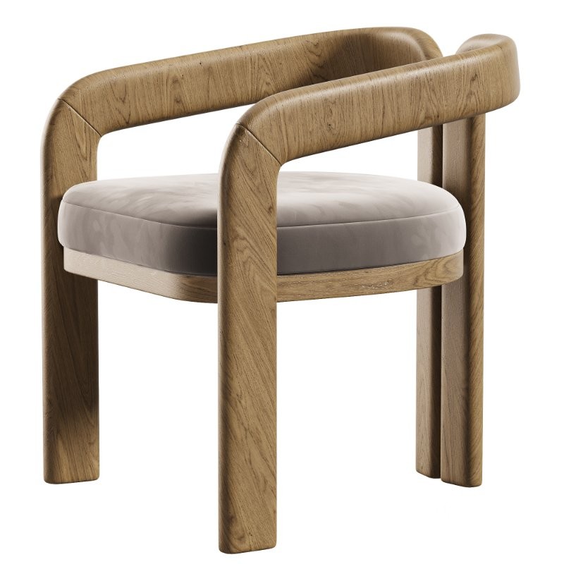 Chloe Teak Dining Chair Image 3