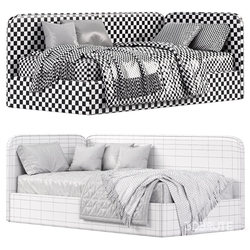 Corner bed Bruni kids Image 1