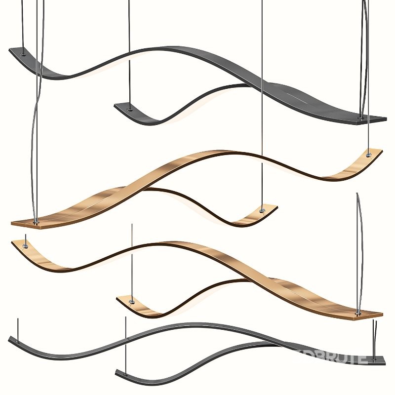 Creative Modern LED Abstract Chandelier Image 1