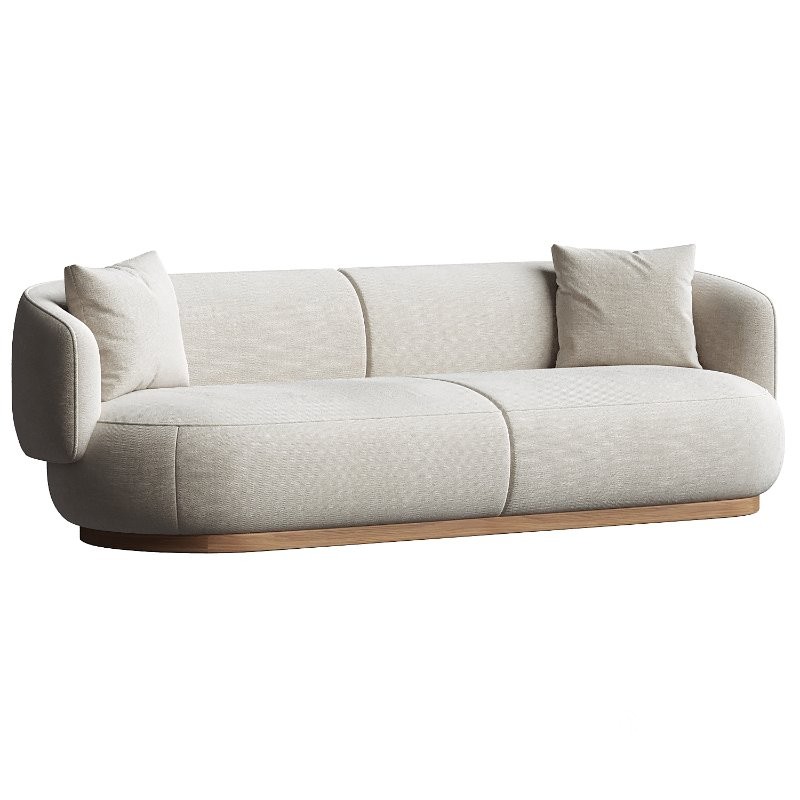 AS02 Sofa 3 seater Keyaki Brown Vidar 222 Karimoku Case Image 3