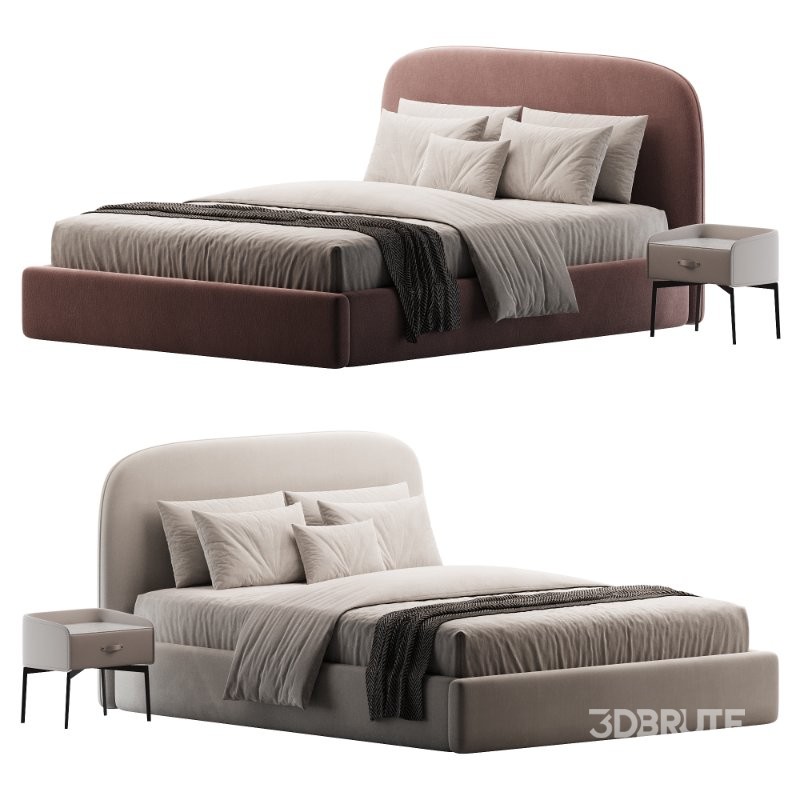 Scandinavian bed Image 1