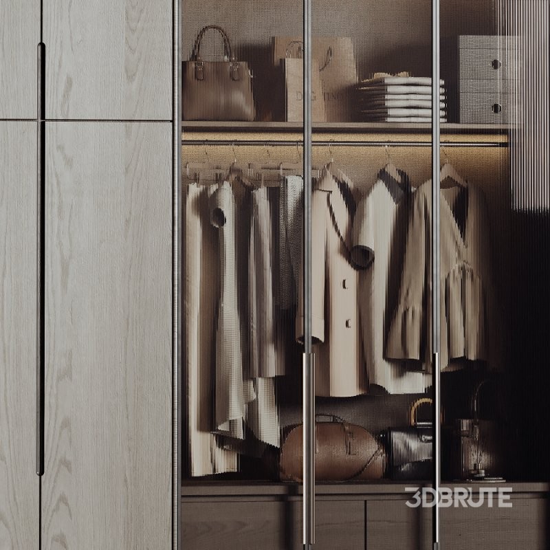 Contemporary Wardrobe Closet 08 Image 5