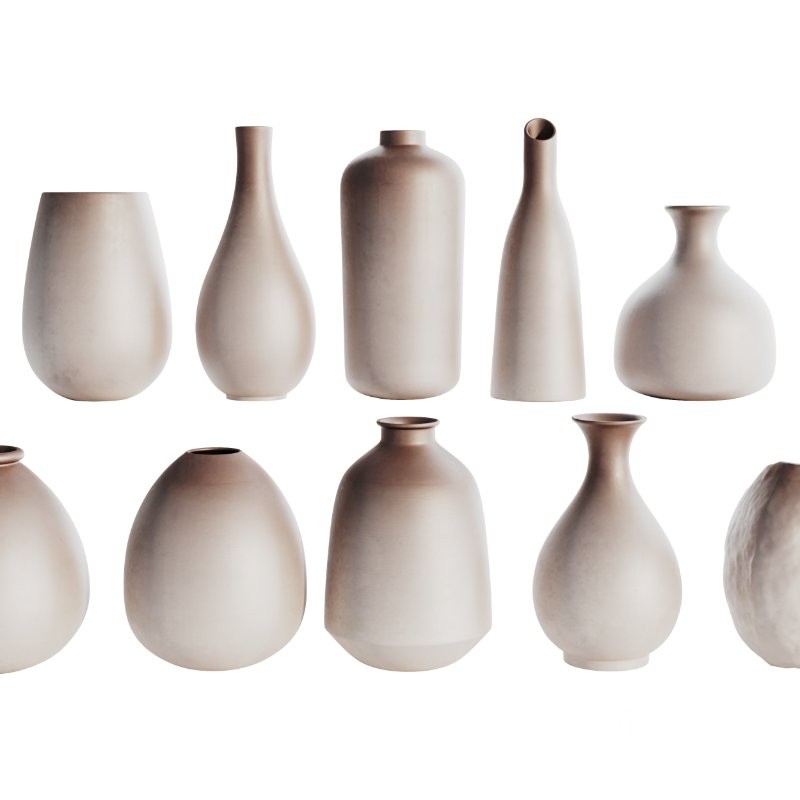 Vases Decor Set 04 Image 8