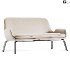Era 2 Seater Sofa Steel - Thumbnail 2