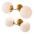 Minimalist Globe Sconce and Xaviero Glass Vanity Light - Thumbnail 4