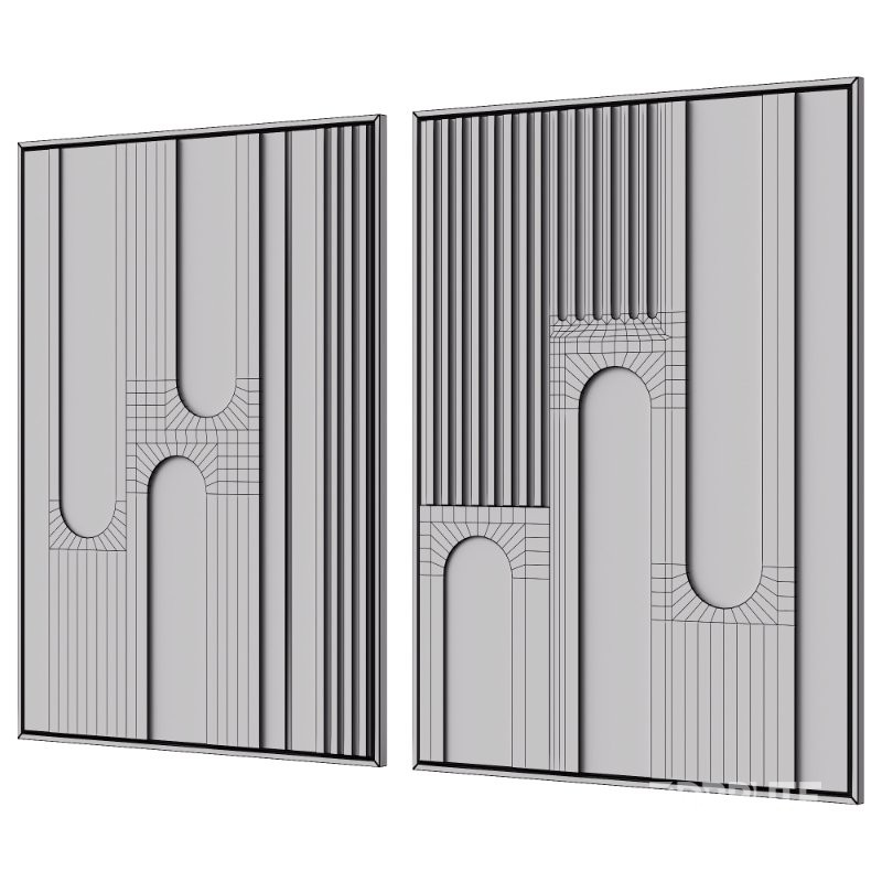 Decorative 3D Panel ART RELIEF 177 Set Image 3