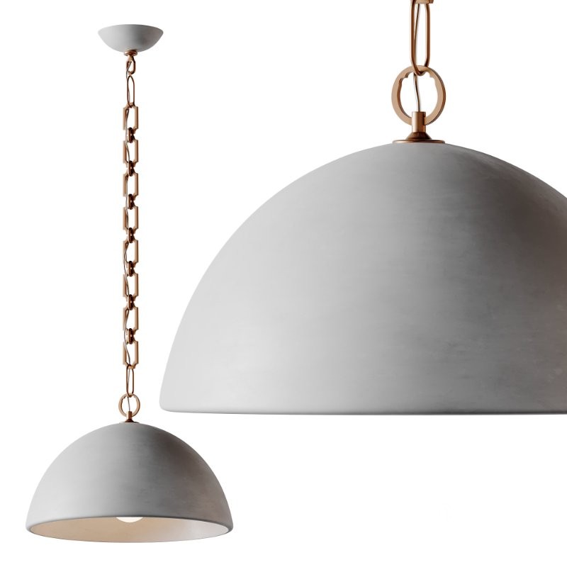 Elliot Wide Dome Pendant Light Image 3