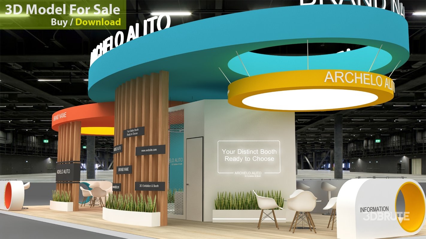 modern exhibition 3d Image 4