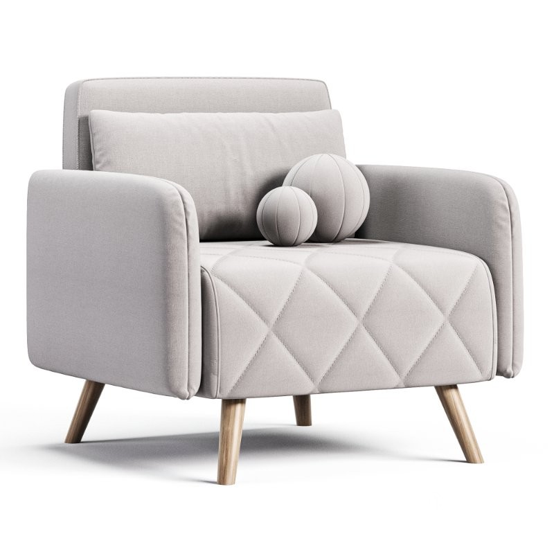 Fotoliu pat Kusken Velvet Yellow Image 3