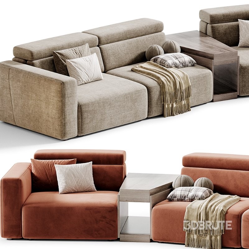 Domus Modular Sofa by Natuzzi Image 3