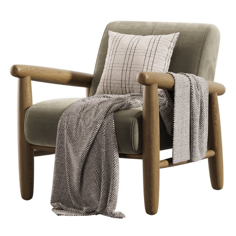 Oaklynn Leather Armchair Image 3