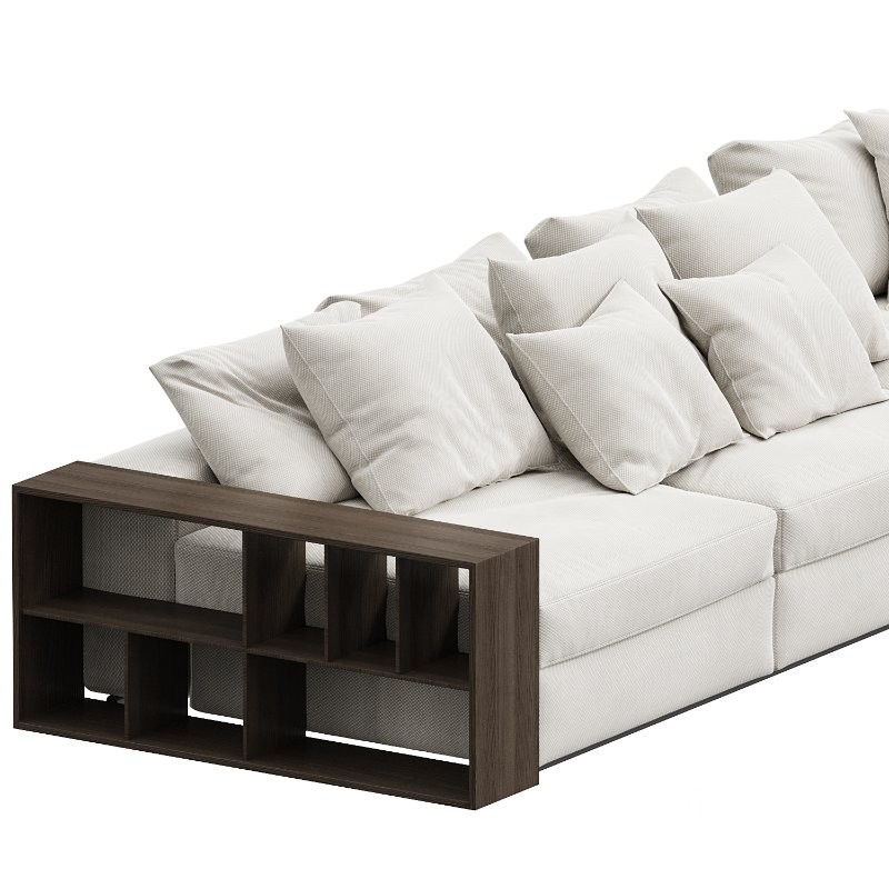Groundpiece modular sofa by Flexform 11MXA Image 1