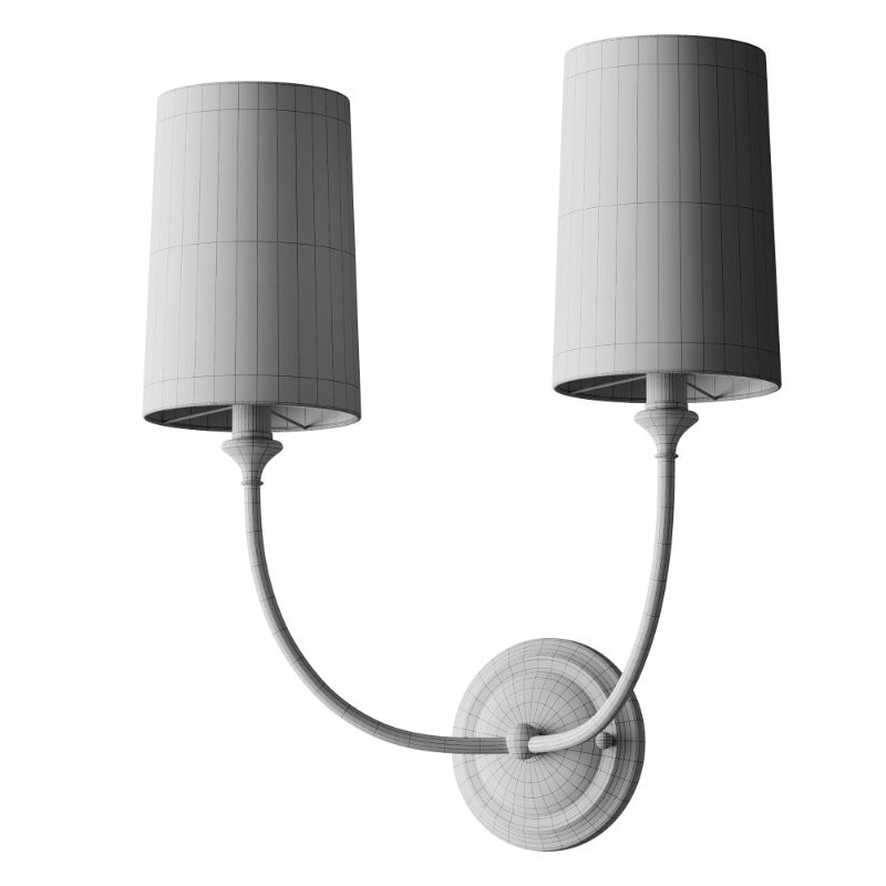 Modern Charleston Sconce – 2 Light Image 9