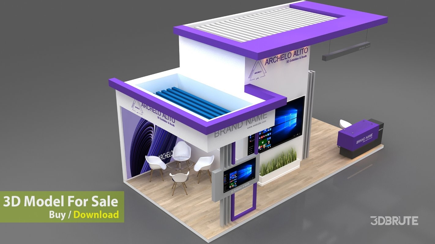 minimal booth stall Image 1