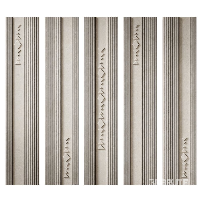 Decorative Panel 3D ART RELIEF 179 Image 1