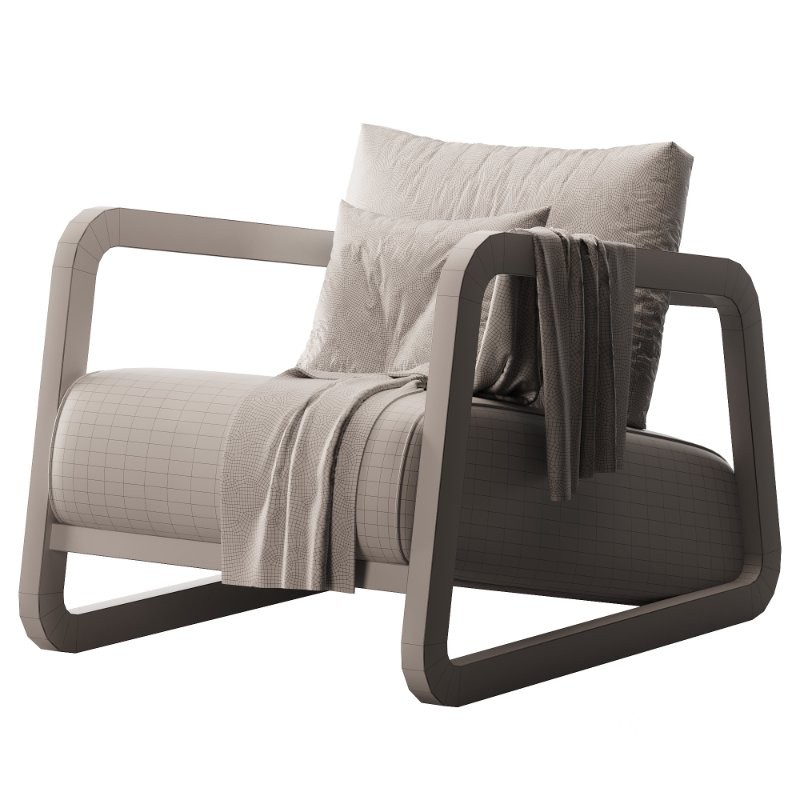 Clayton Lounge Chair Ivory Image 3