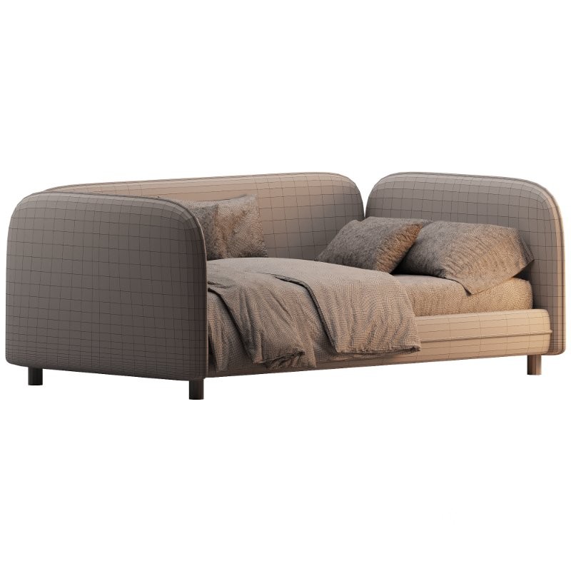 Childrens bed Debbie-1 80 Velvet Image 3