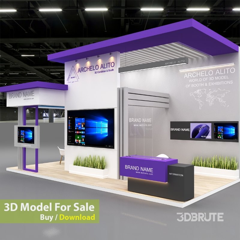 minimal booth stall Image 3