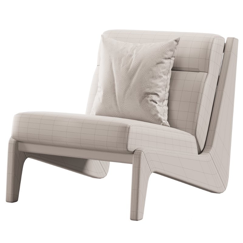 Fletcher Outdoor Armless Chair Natural Image 5