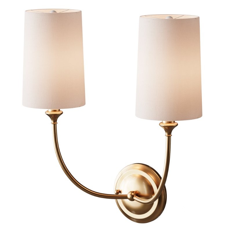 Modern Charleston Sconce – 2 Light Image 7
