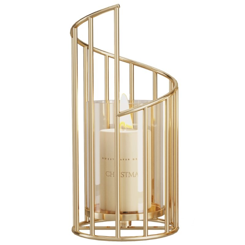 Metal Wire Candle Holder Image 3