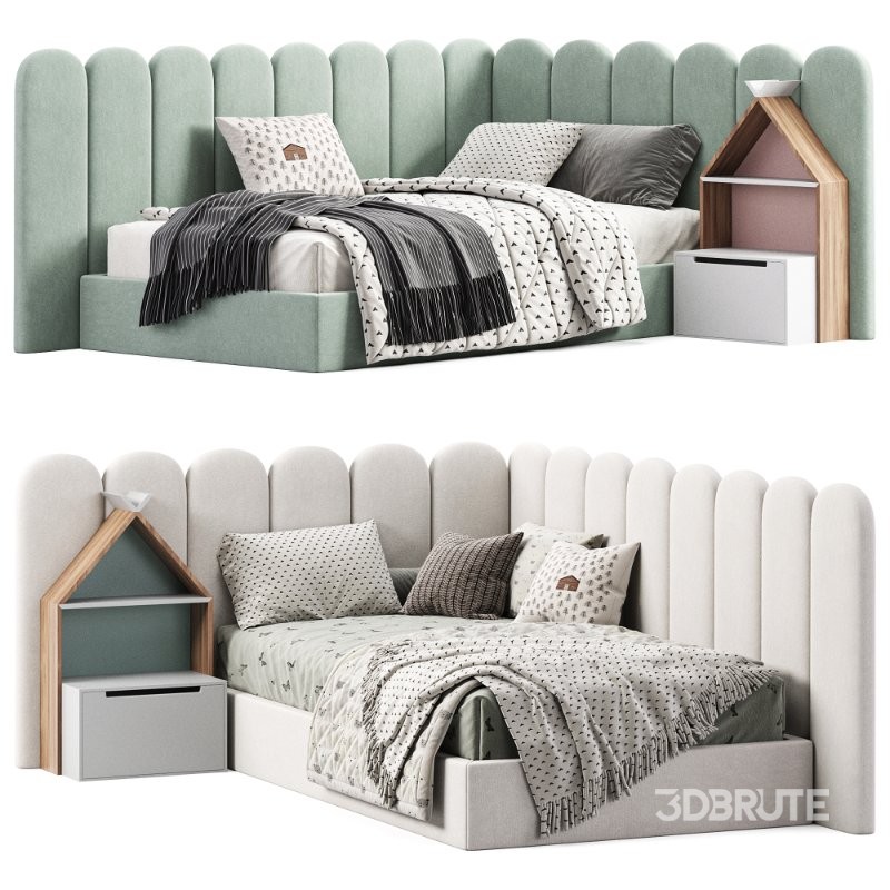 Corner bed Savoyardi kids Image 2