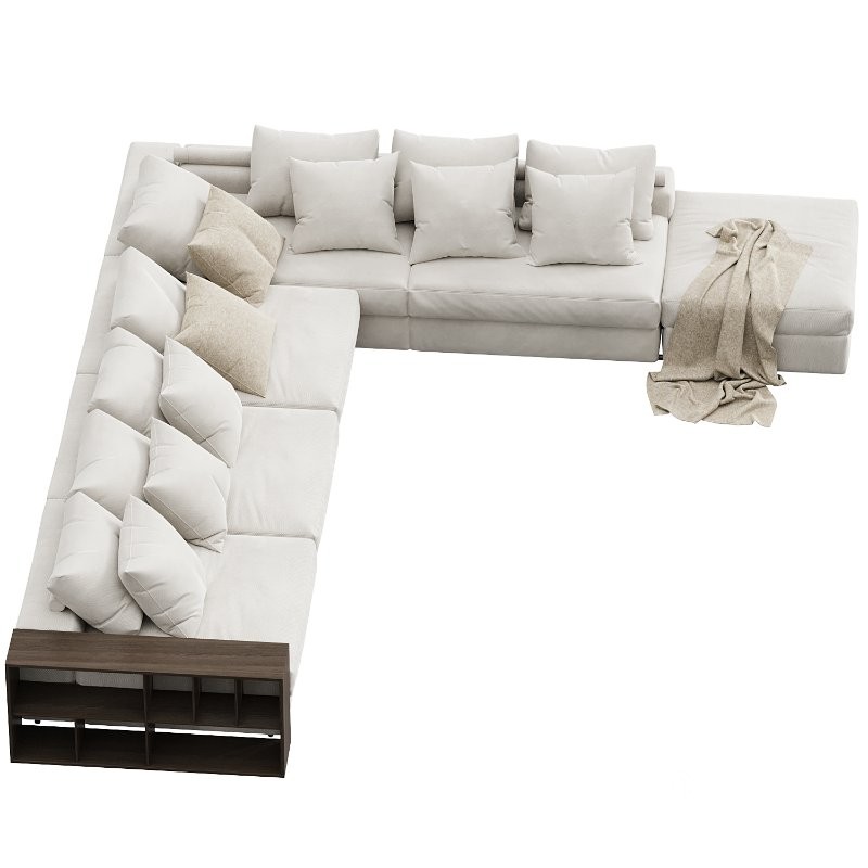Groundpiece modular sofa by Flexform 11MXB Large Image 2