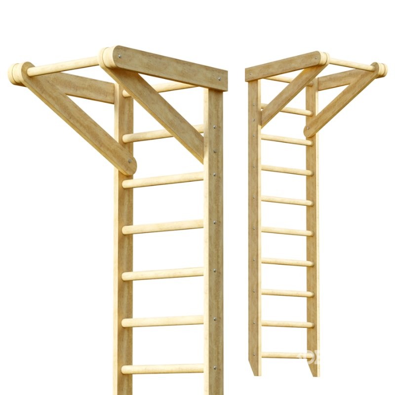 Swedish Wall with Horizontal Bar Sport 1-220 Image 1