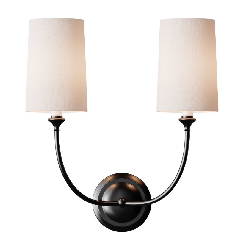 Modern Charleston Sconce – 2 Light Image 6