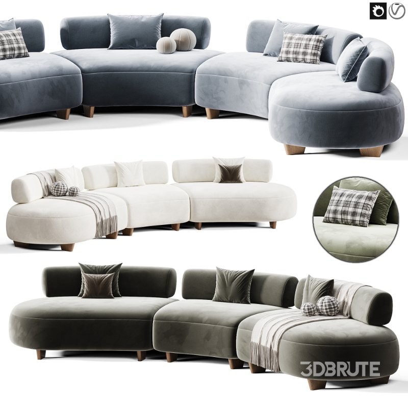 Bon Bon Sofa By Saloni Image 3