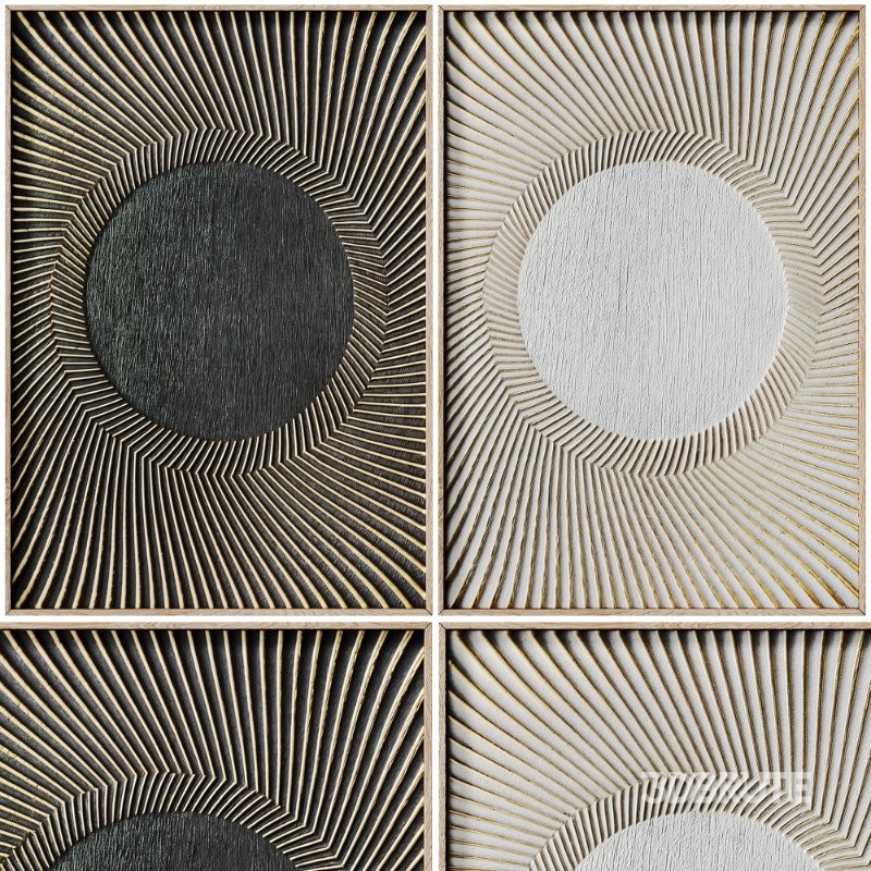 Decorative 3D Panel ART RELIEF 128 Image 1