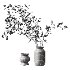 Flowering branch in a vase 01 - Thumbnail 1