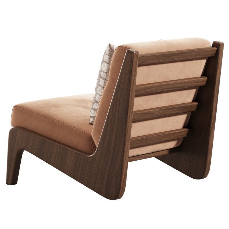 Fletcher Outdoor Armless Chair Natural Image 4