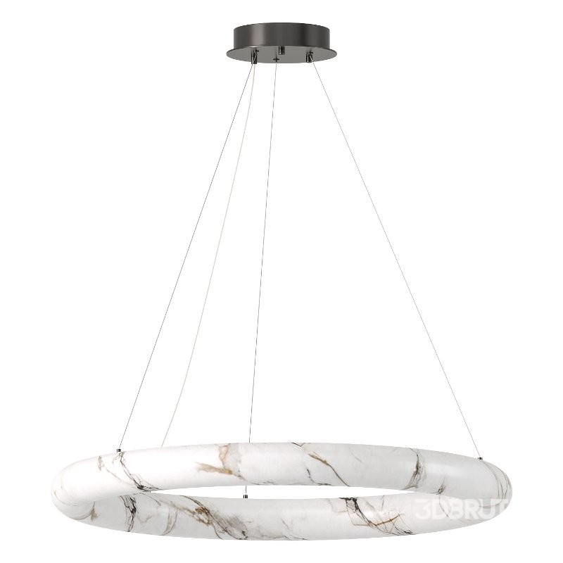 Claire Chandelier M Alabaster Image 6