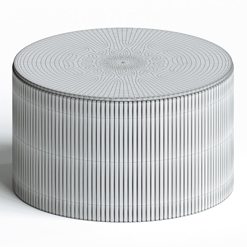 Roller Max Round Storage Coffee Table ETHNICRAFT Image 2