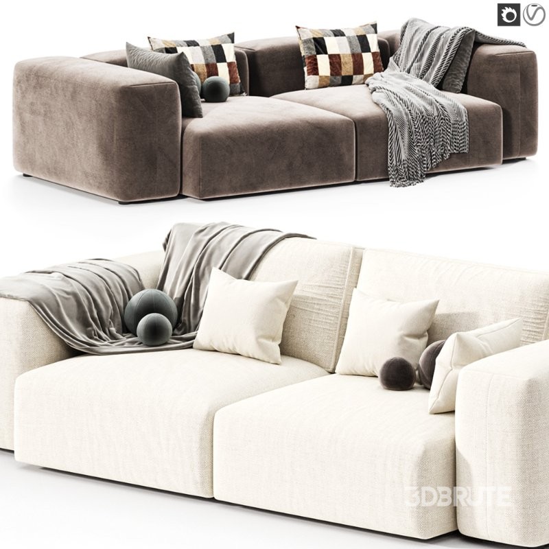 Straight sofa Fiji two section Image 1