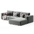 Noora Modular Sofa_with Chaise Longue - Thumbnail 1