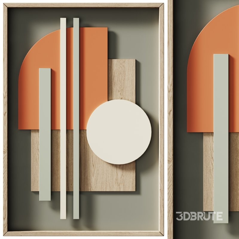 Decorative 3D Panel ART RELIEF 169 Image 1