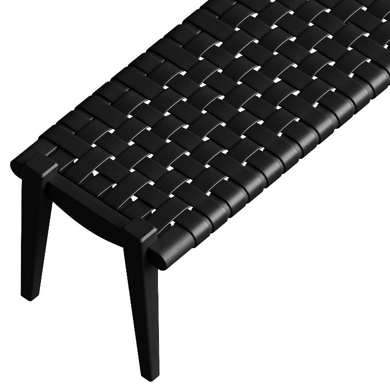 Salazar Leather Bench Image 5