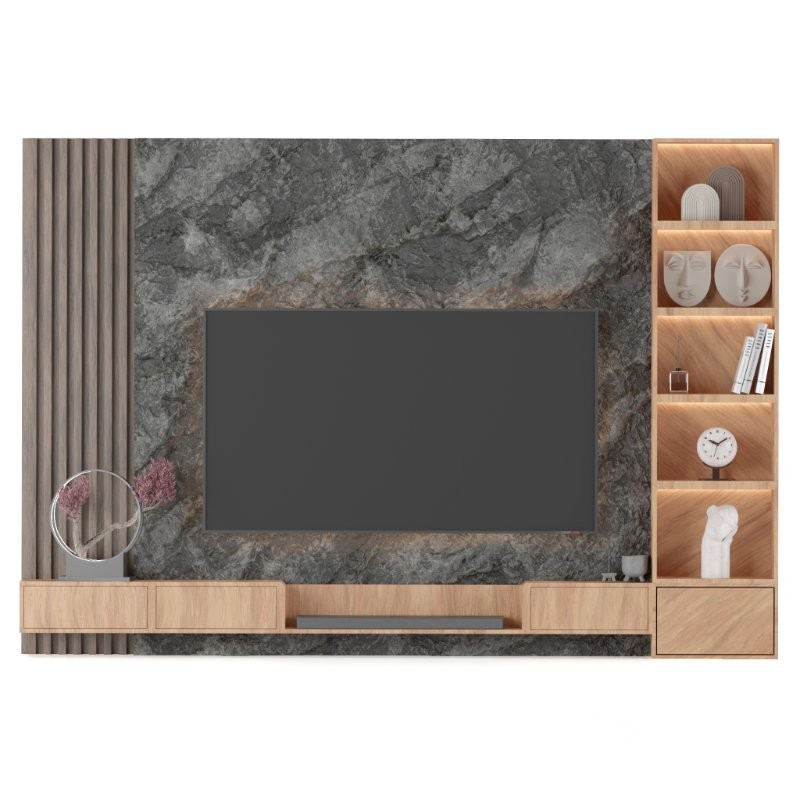 tv wall set 01 Image 4