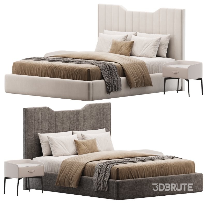 Neo Newbury Stripes Bed Image 1