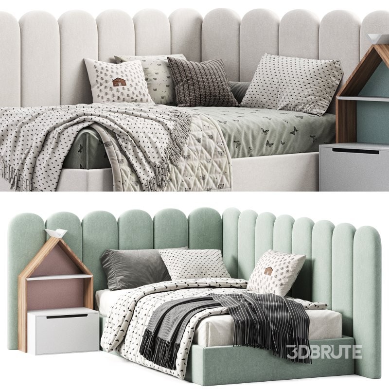 Corner bed Savoyardi kids Image 1