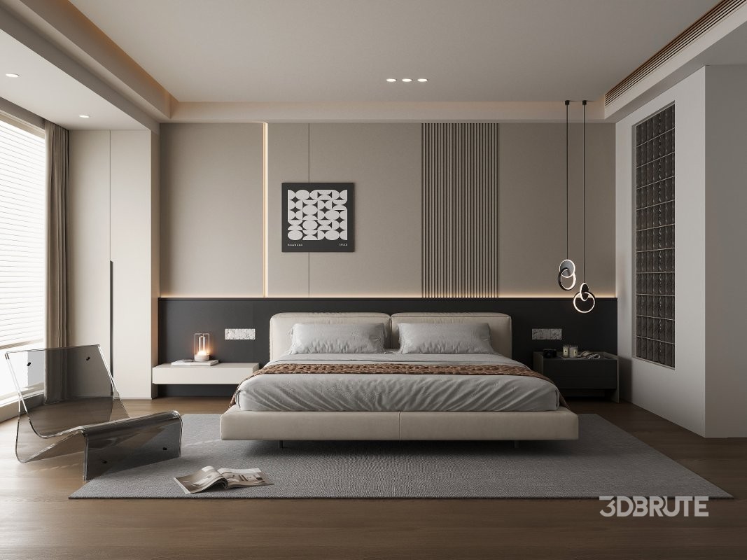 Modern bedroom Image 1