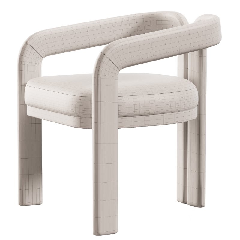 Chloe Teak Dining Chair Image 4
